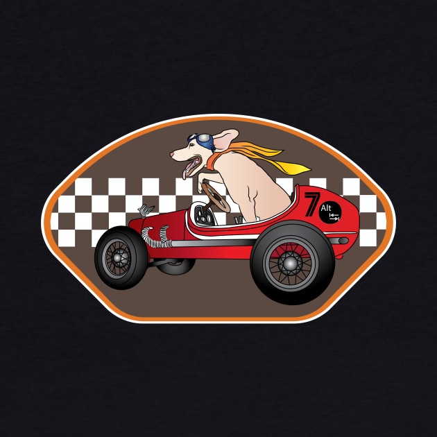 Pup Hotrod Racer by AltTabStudio